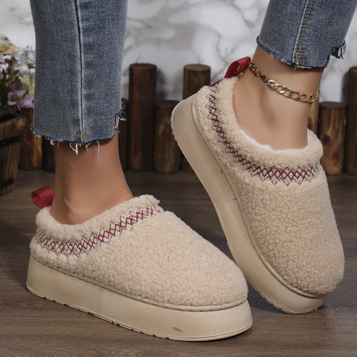 NEUE PLÜSCH IN&OUTDOOR SCHUHE SWEDISH STYLE
