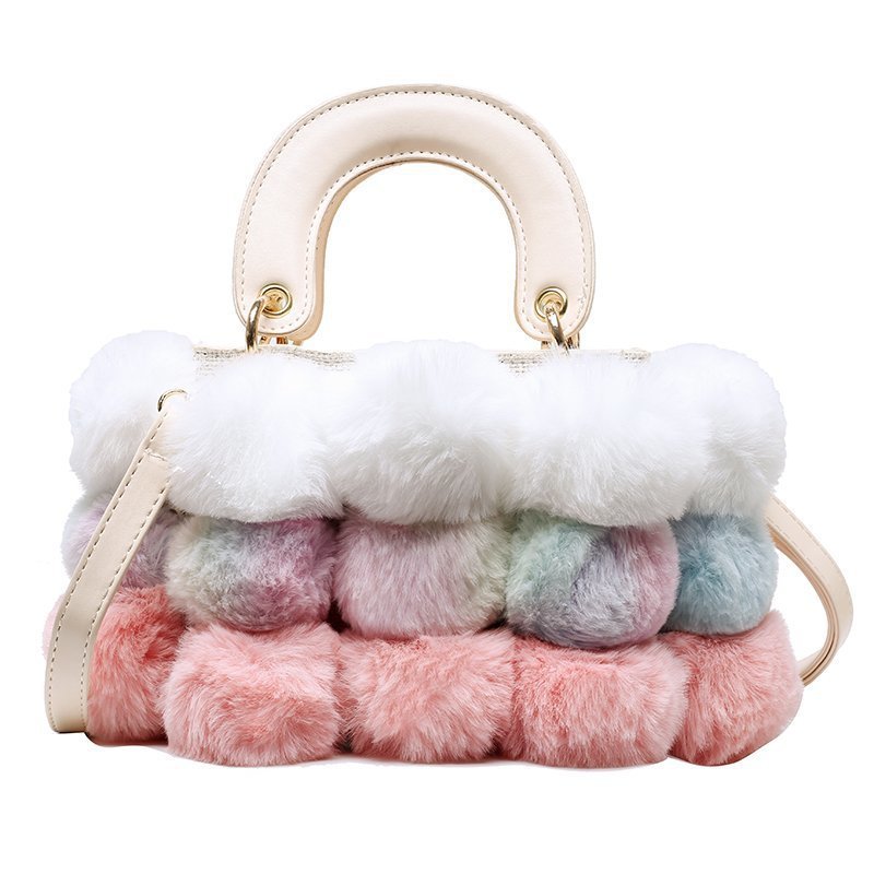 PLÜSCH-HANDTASCHE