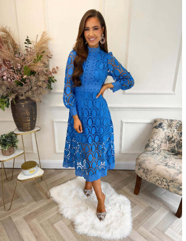 LANGES PATCHWORKKLEID