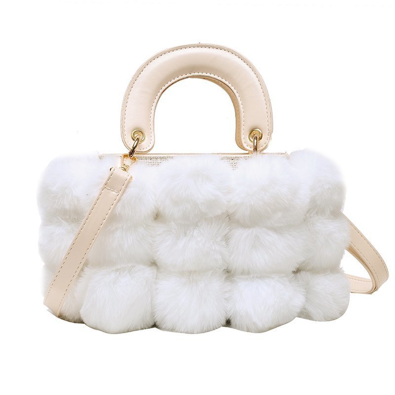 PLÜSCH-HANDTASCHE
