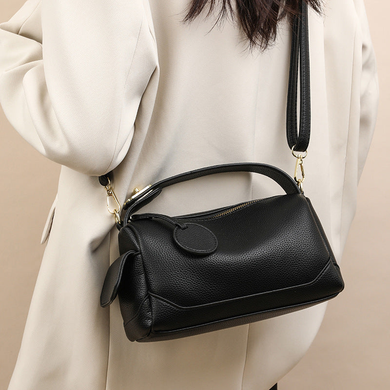 KISSEN TASCHE Kissen tasche aus weichem Leder mit großer Kapazität für Damen tragbare Umhängetasche