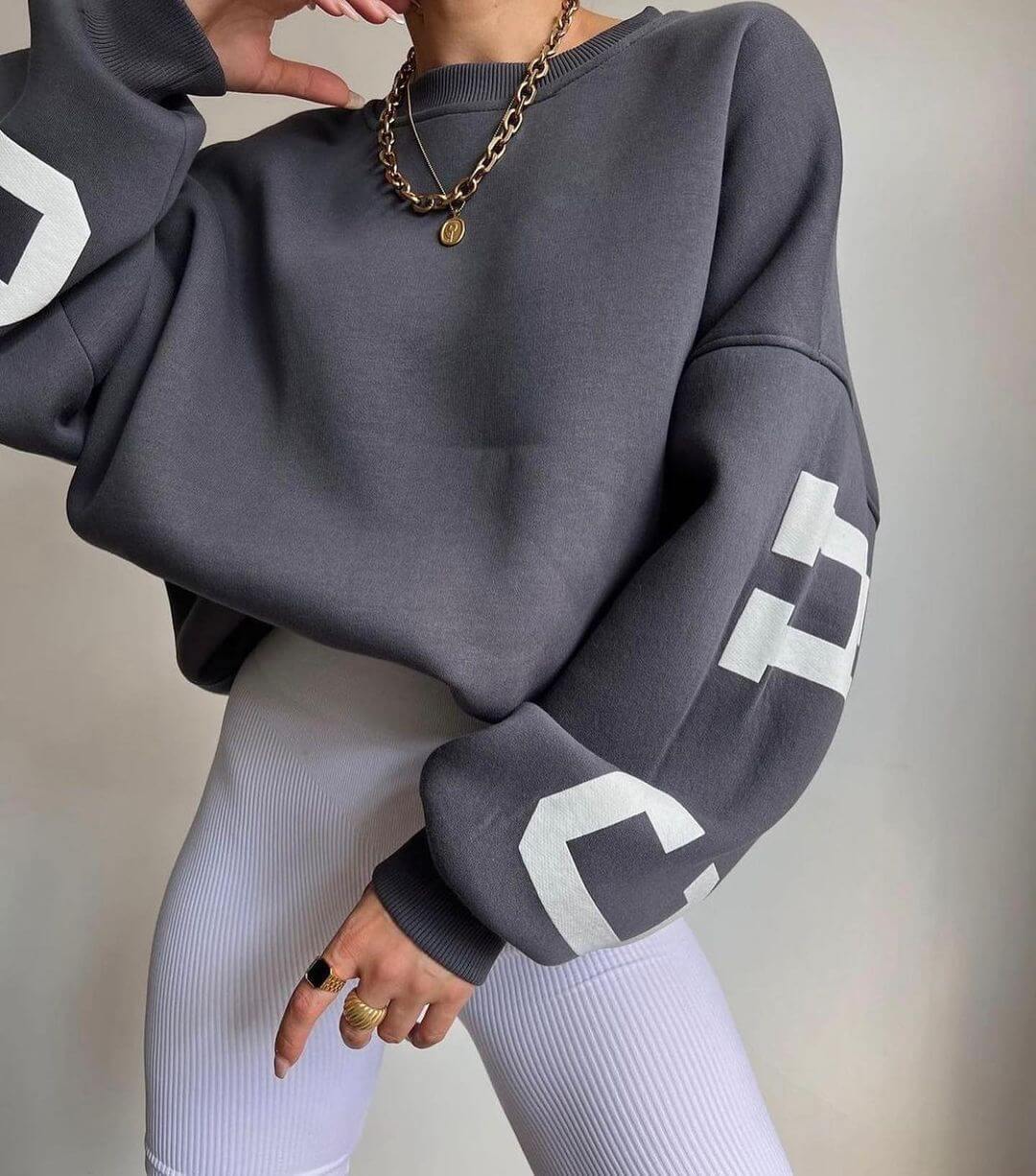DAMEN CASUAL PULLOVER