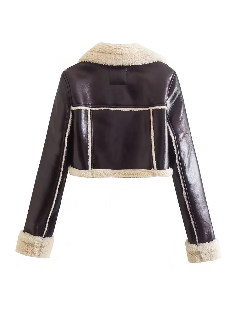 DAMEN KURZER REVERS JACKE