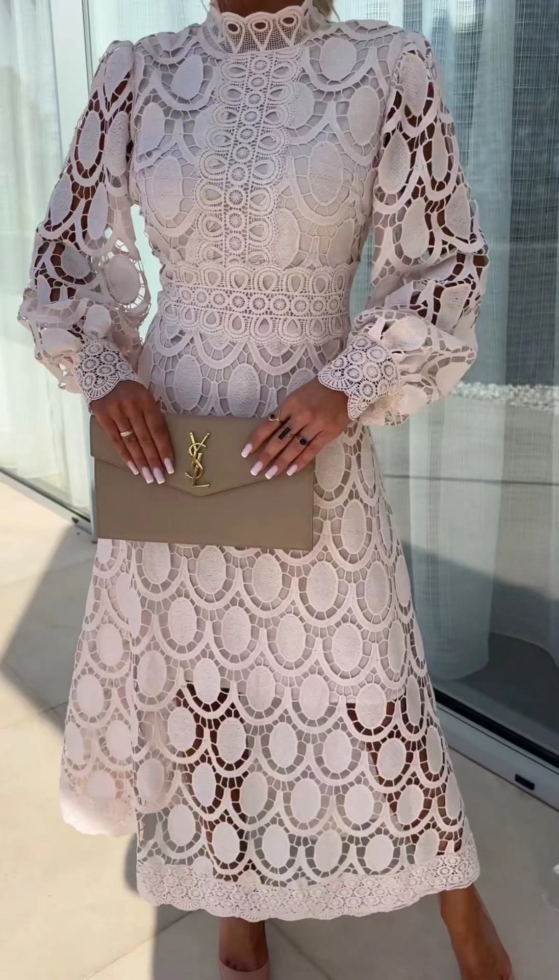 LANGES PATCHWORKKLEID
