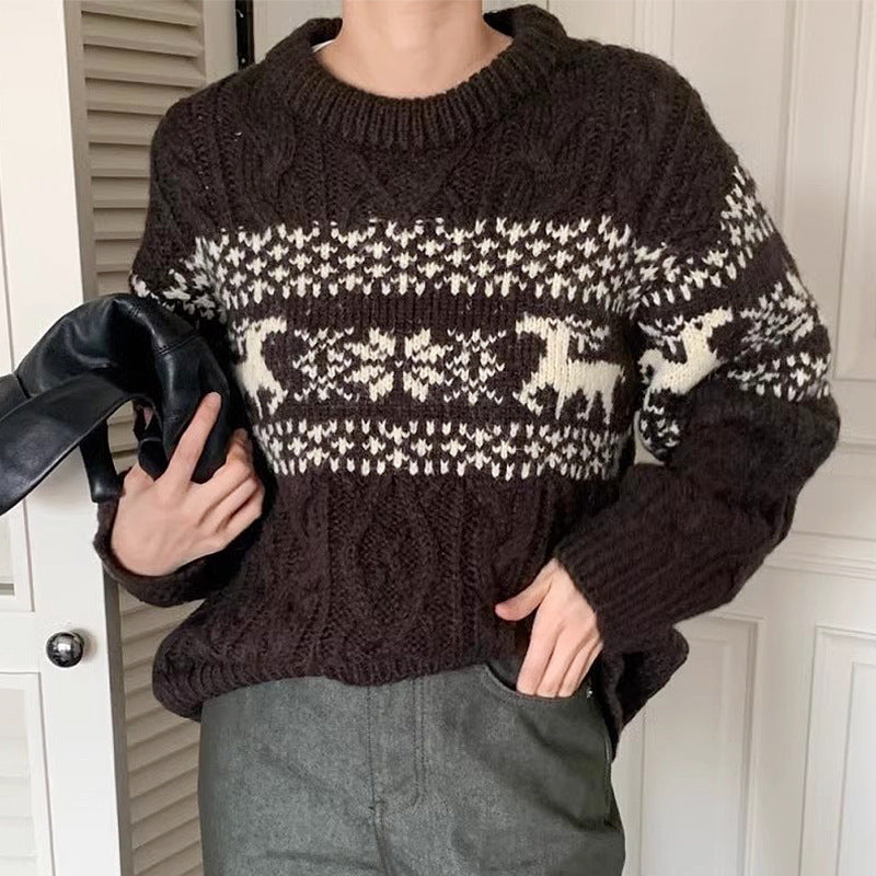 DAMEN JACQUARS PULLOVER