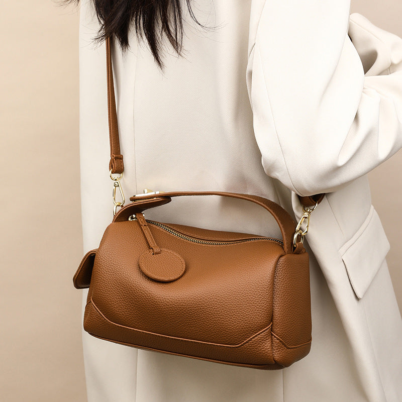 KISSEN TASCHE Kissen tasche aus weichem Leder mit großer Kapazität für Damen tragbare Umhängetasche