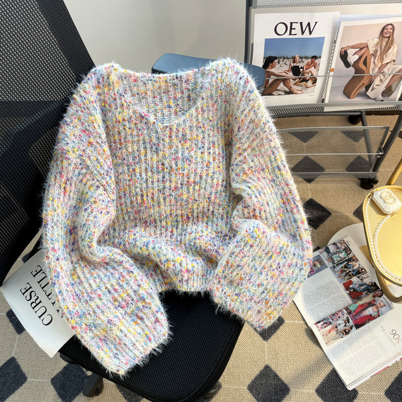 3D-V-AUSSCHNITT PULLOVER