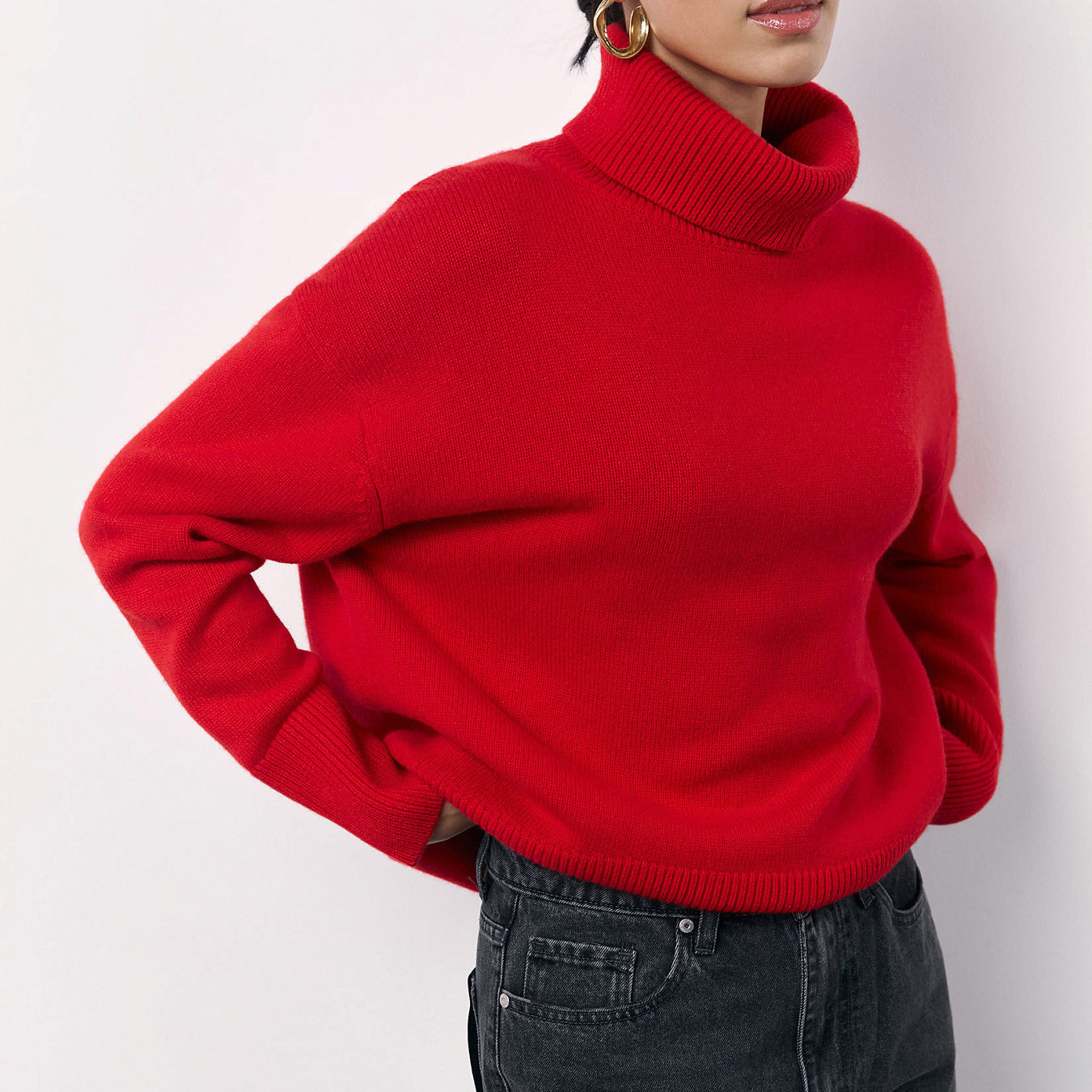 GESTRICKTER LOCKERER PULLOVER