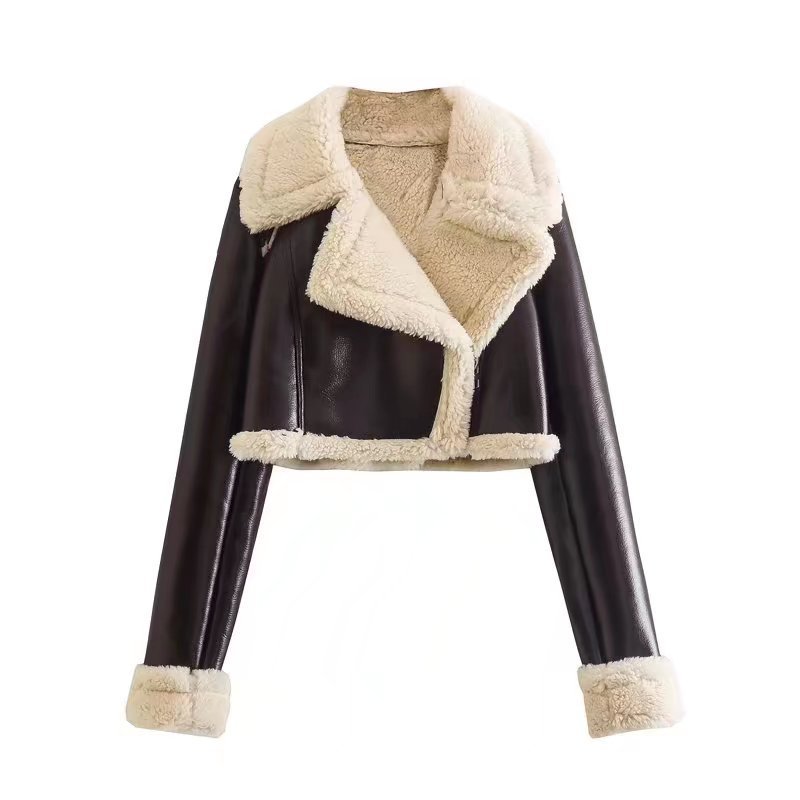 DAMEN KURZER REVERS JACKE