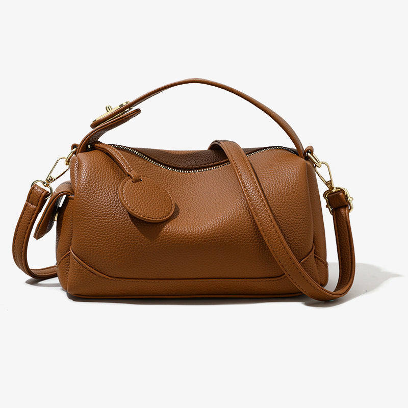 KISSEN TASCHE Kissen tasche aus weichem Leder mit großer Kapazität für Damen tragbare Umhängetasche