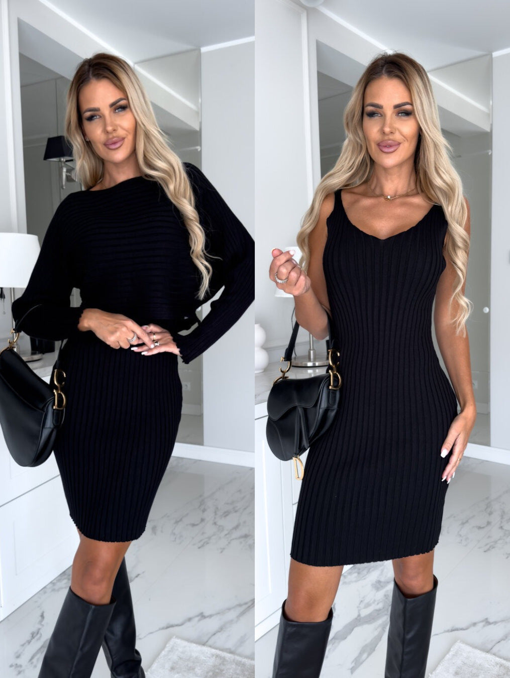 STRICKKLEID ZWEITEILER