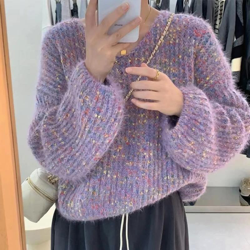 3D-V-AUSSCHNITT PULLOVER